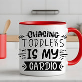Colorful Mugs, 11oz Funny multicolor baby Mamma sarcastic coffee tea hot beverage kitchen decor silly cup for Mom
