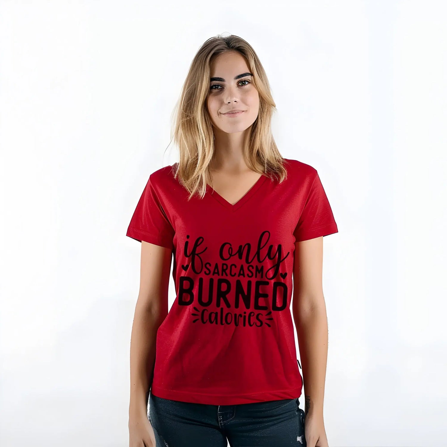 Unisex Jersey Short Sleeve V-Neck Tee, Sarcasm Tshirt for all genders, Humorous and Silly Tshirt, Everyday casual light wear, Funny gift