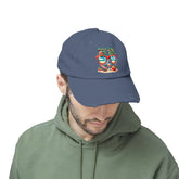 Unisex Distressed Cap, Cool Beach Vibes Casual Summer Laid Back Head cap, Relaxing travel wear, Novelty everyday Golfing hat