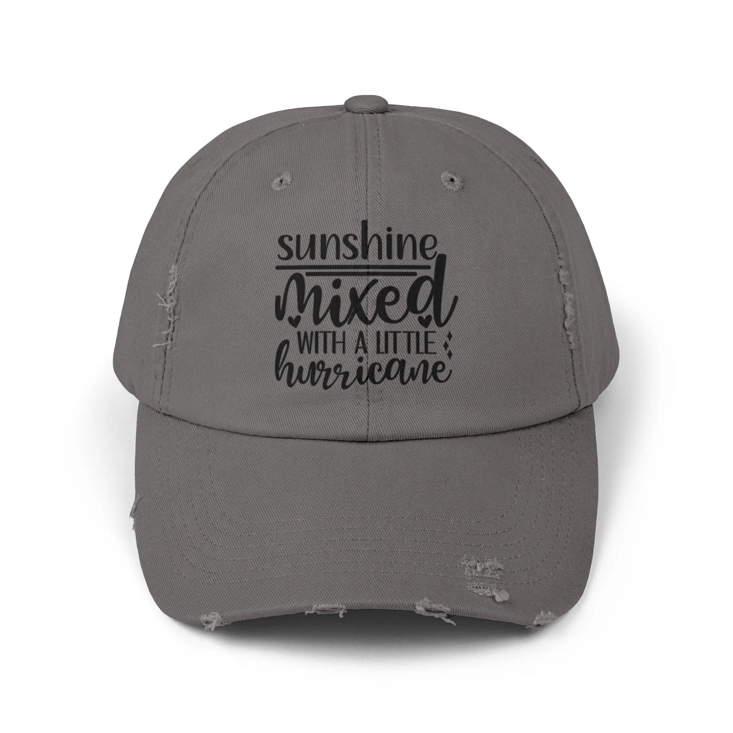 Unisex Distressed Cap, Full of Sarcasm fun baseball head cap, Humorous Casual everyday clothing wear, Travel hat The Aurora Touch