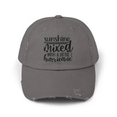Unisex Distressed Cap, Full of Sarcasm fun baseball head cap, Humorous Casual everyday clothing wear, Travel hat The Aurora Touch