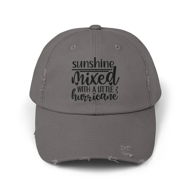 Unisex Distressed Cap, Full of Sarcasm fun baseball head cap, Humorous Casual everyday clothing wear, Travel hat The Aurora Touch