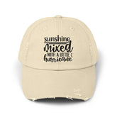 Unisex Distressed Cap, Full of Sarcasm fun baseball head cap, Humorous Casual everyday clothing wear, Travel hat The Aurora Touch