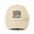 Unisex Distressed Cap, Full of Sarcasm fun baseball head cap, Humorous Casual everyday clothing wear, Travel hat The Aurora Touch