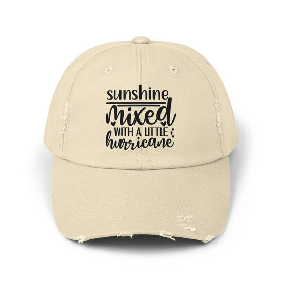 Unisex Distressed Cap, Full of Sarcasm fun baseball head cap, Humorous Casual everyday clothing wear, Travel hat