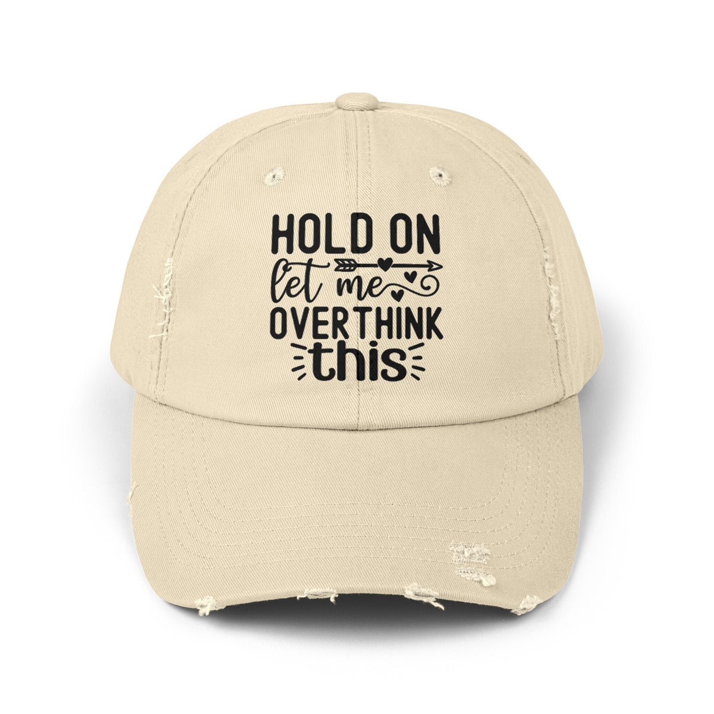 Unisex Distressed Cap, Humorous baseball cap, gender neutral Silly hat, Casual Everyday head cap, Informal wear, Fishing head cap