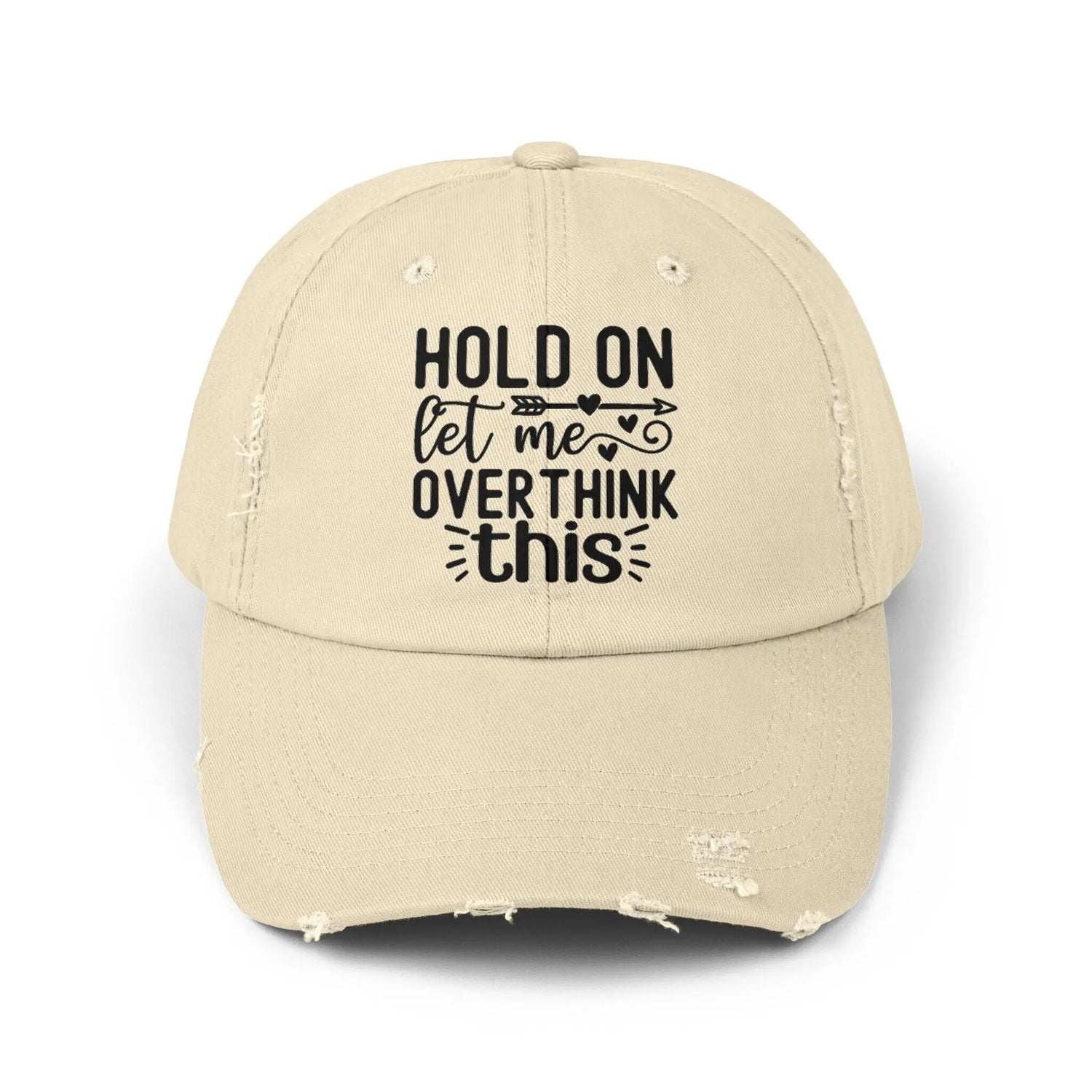Unisex Distressed Cap, Humorous baseball cap, gender neutral Silly hat, Casual Everyday head cap, Informal wear, Fishing head cap