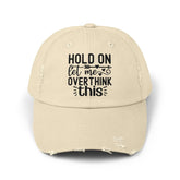 Unisex Distressed Cap, Humorous baseball cap, gender neutral Silly hat, Casual Everyday head cap, Informal wear, Fishing head cap