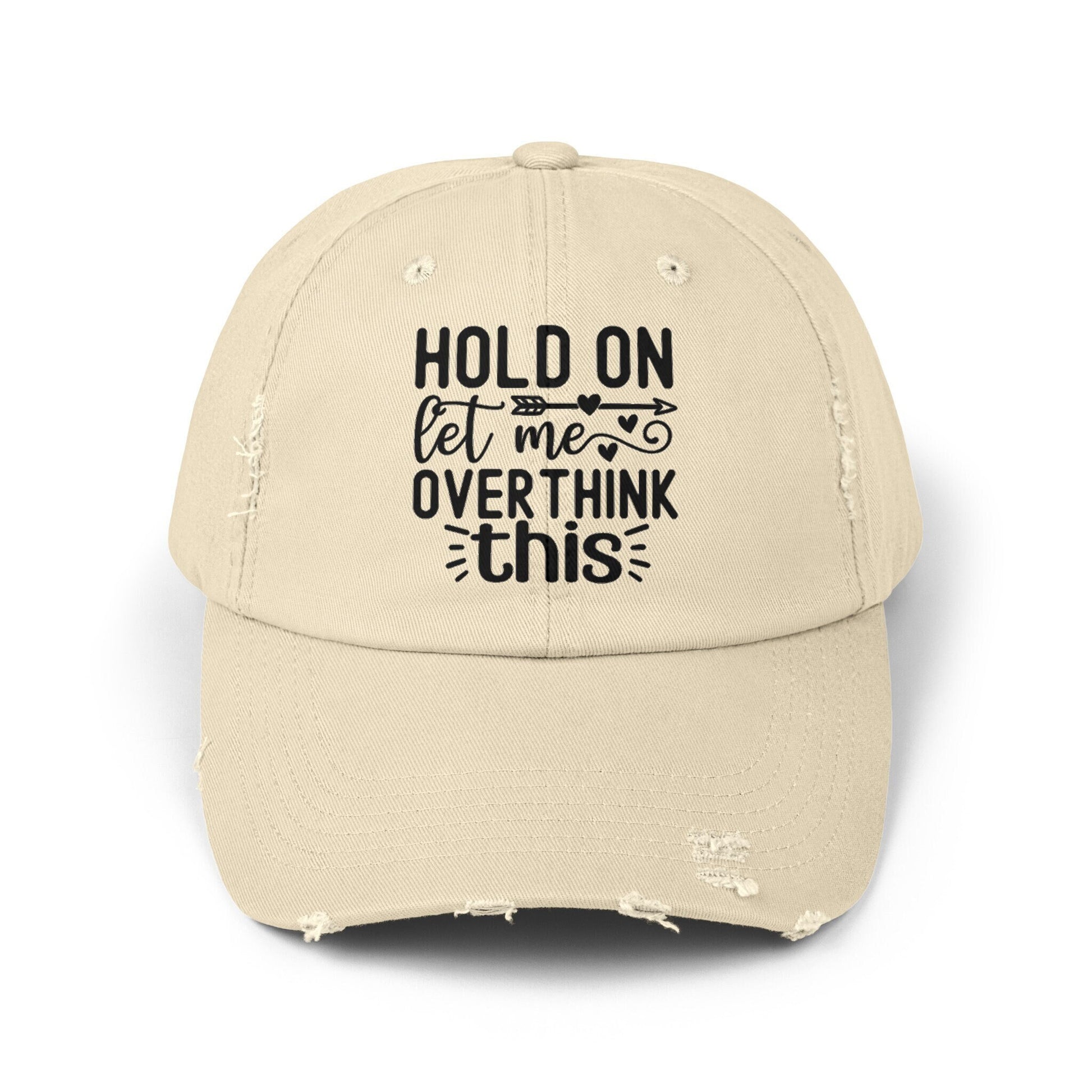 Unisex Distressed Cap, Humorous baseball cap, gender neutral Silly hat, Casual Everyday head cap, Informal wear, Fishing head cap