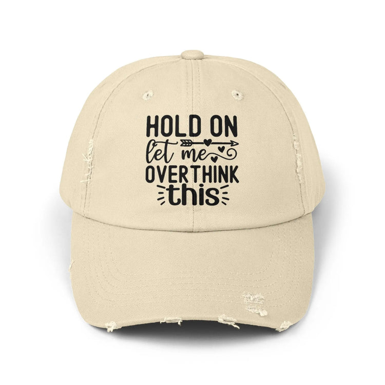 Unisex Distressed Cap, Humorous baseball cap, gender neutral Silly hat, Casual Everyday head cap, Informal wear, Fishing head cap