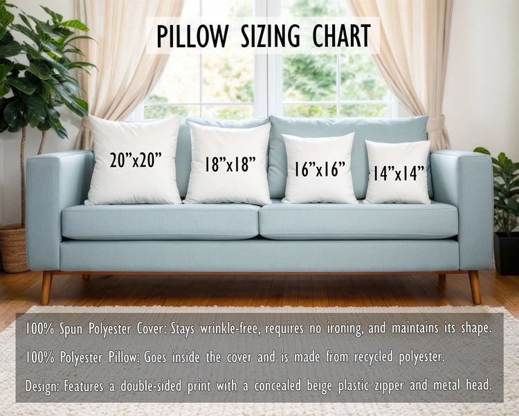 Spun Polyester Square Pillow, Sarcastic couch pillow, Humorous house decor The Aurora Touch