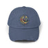 Unisex Distressed Cap, Female empowerment baseball cap, Celestial inspired designed casual hat, great female gift
