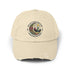 Unisex Distressed Cap, Female empowerment baseball cap, Celestial inspired designed casual hat, great female gift