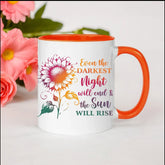 Colorful Mugs, 11oz, Coloroful positive empowering tea coffee mug, Custom motivational gift, Everyday office beverage cup, pick me up items The Aurora Touch