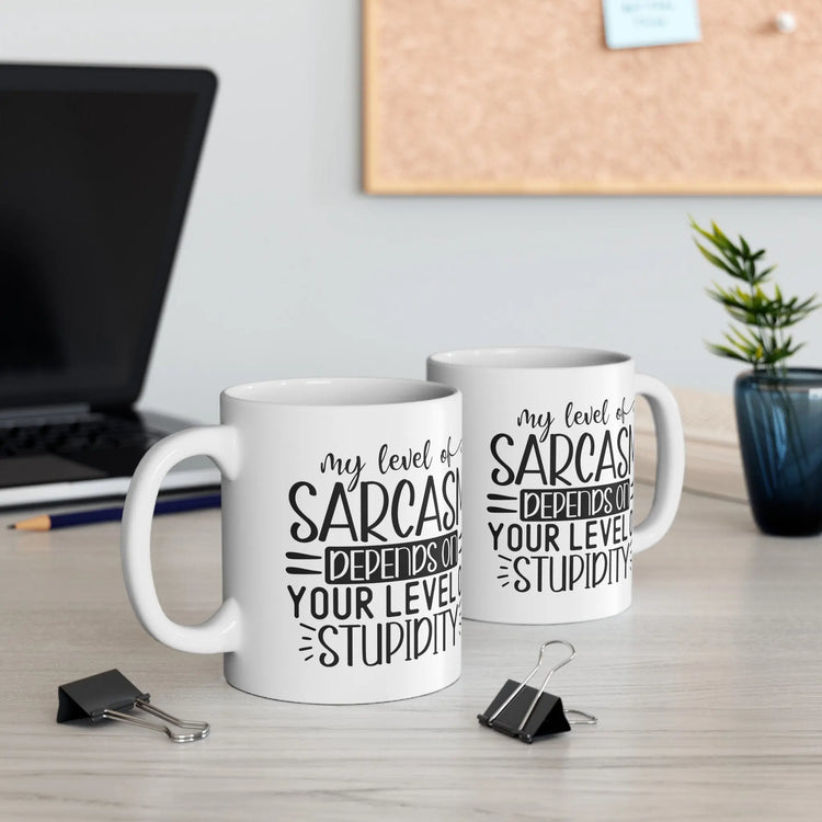 Ceramic Mug, (11oz, 15oz), Humorous silly coffee tea hot chocolate everyday mug, office employee funny gift item, silly Novelty gift The Aurora Touch
