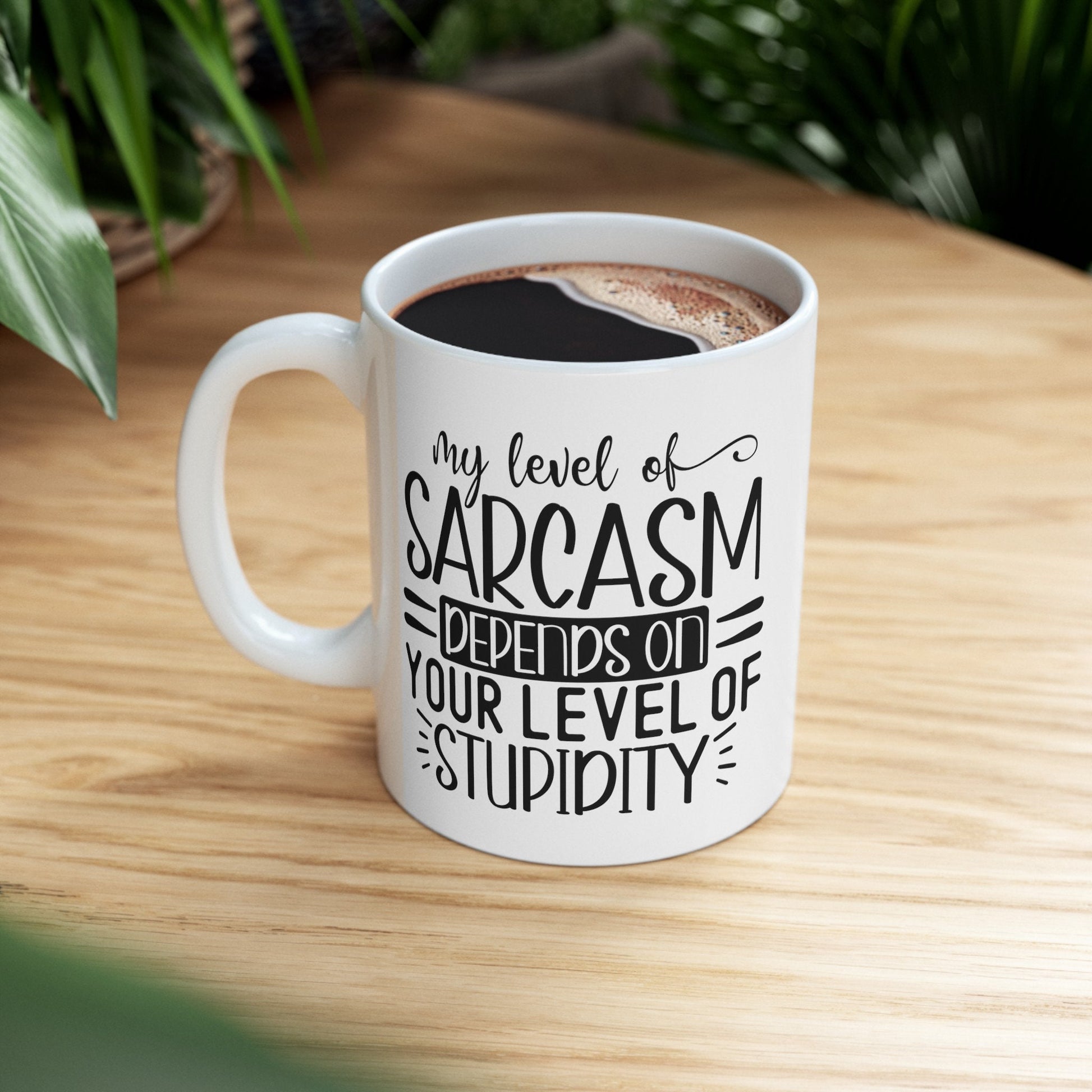 Ceramic Mug, (11oz, 15oz), Humorous silly coffee tea hot chocolate everyday mug, office employee funny gift item, silly Novelty gift