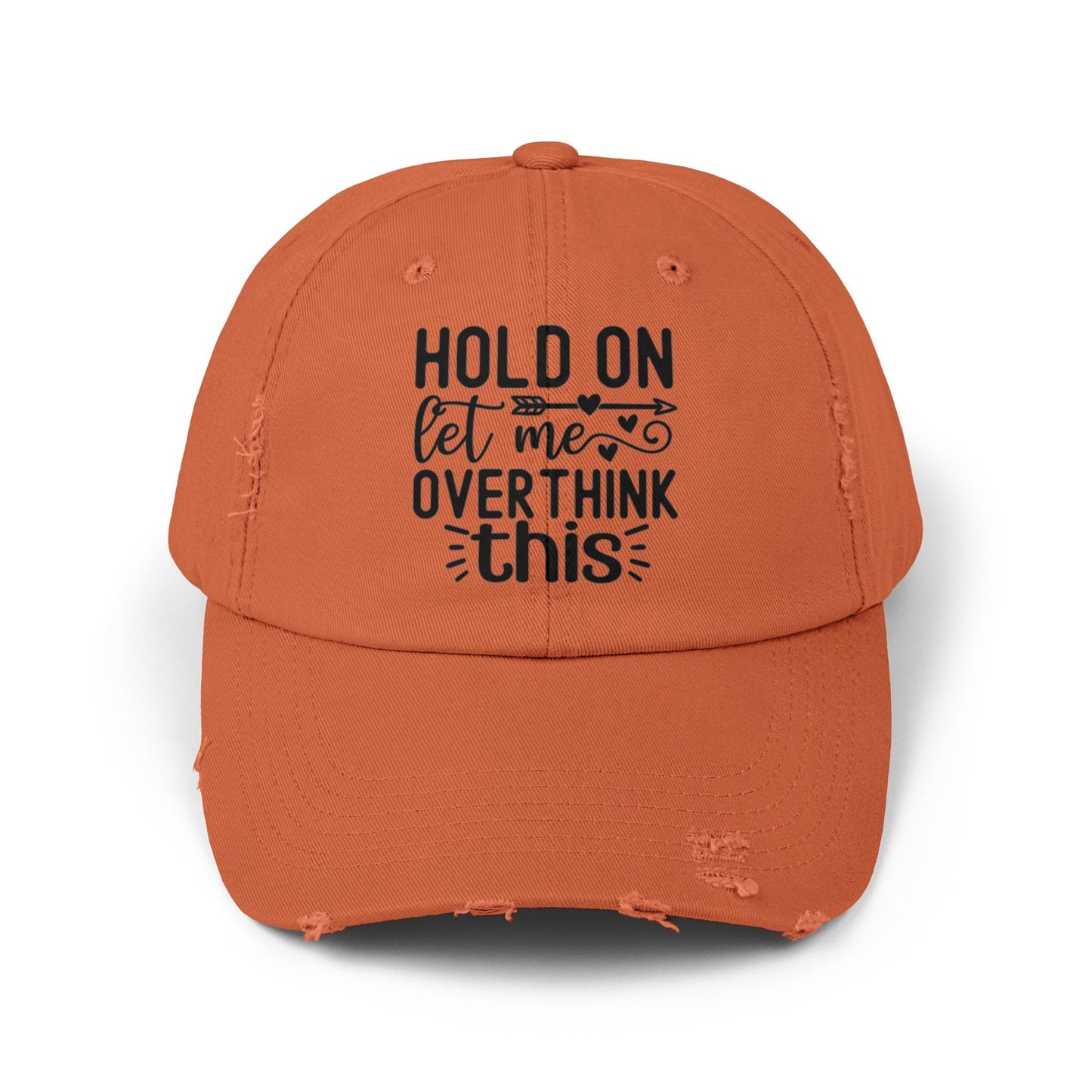 Unisex Distressed Cap, Humorous baseball cap, gender neutral Silly hat, Casual Everyday head cap, Informal wear, Fishing head cap