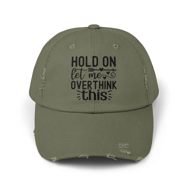 Unisex Distressed Cap, Humorous baseball cap, gender neutral Silly hat, Casual Everyday head cap, Informal wear, Fishing head cap