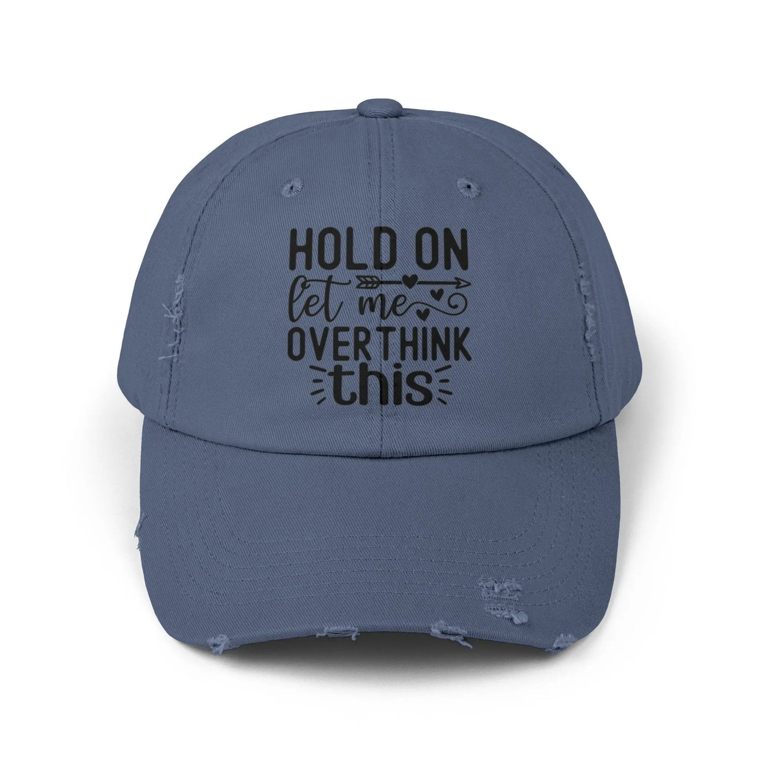 Unisex Distressed Cap, Humorous baseball cap, gender neutral Silly hat, Casual Everyday head cap, Informal wear, Fishing head cap