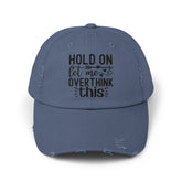 Unisex Distressed Cap, Humorous baseball cap, gender neutral Silly hat, Casual Everyday head cap, Informal wear, Fishing head cap