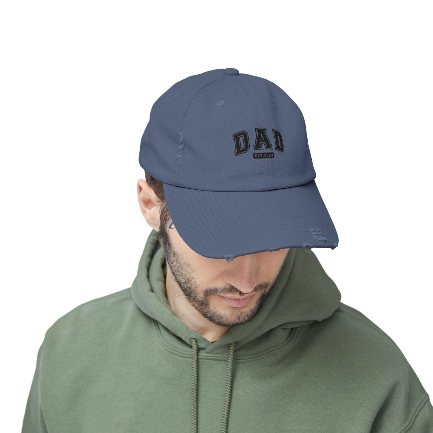 Unisex Distressed Cap, Dad everyday baseball cap, great casual gift for Father