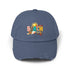 Unisex Distressed Cap, Beach Life Casual Cap, Everyday Simple Casual laid back Beach Wear, everyday hat