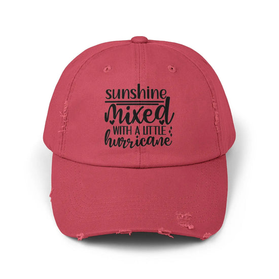 Unisex Distressed Cap, Full of Sarcasm fun baseball head cap, Humorous Casual everyday clothing wear, Travel hat The Aurora Touch