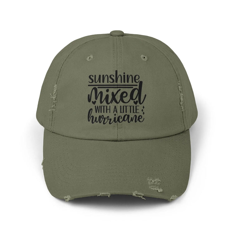 Unisex Distressed Cap, Full of Sarcasm fun baseball head cap, Humorous Casual everyday clothing wear, Travel hat The Aurora Touch