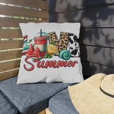 Outdoor Pillows, Summer outside patio furniture throw pillow, Poolside lounge pillow, Stylish Custom poolside lounge pillow The Aurora Touch