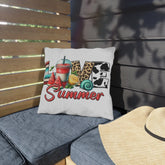 Outdoor Pillows, Summer outside patio furniture throw pillow, Poolside lounge pillow, Stylish Custom poolside lounge pillow The Aurora Touch
