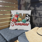 Outdoor Pillows, Summer outside patio furniture throw pillow, Poolside lounge pillow, Stylish Custom poolside lounge pillow The Aurora Touch