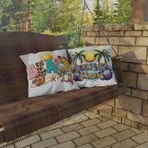 Outdoor Pillows, Outdoor Furniture throw Pillows, Stylish Beach Style designed pillows, Outside weather proof Summer decor, Custom pillow The Aurora Touch