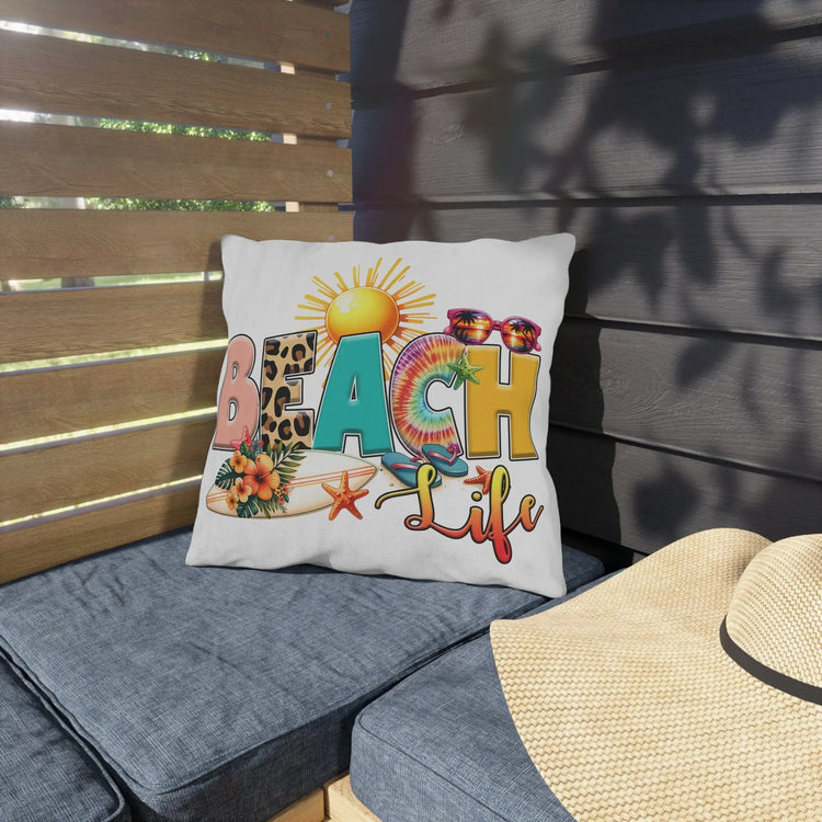 Outdoor Pillows, Outdoor Furniture throw Pillows, Stylish Beach Style designed pillows, Outside weather proof Summer decor, Custom pillow The Aurora Touch