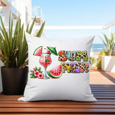 Outdoor Pillows, Two-sided Outside Casual Summer Fun decorated all purpose pillow, Sunny Bright Pool side lounge throw pillow, Custom design The Aurora Touch