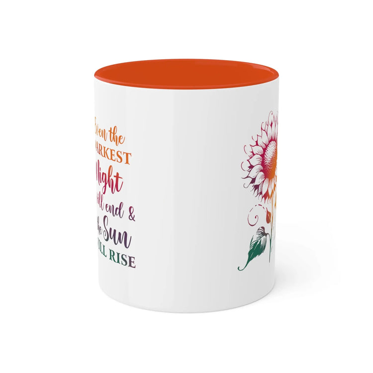 Colorful Mugs, 11oz, Coloroful positive empowering tea coffee mug, Custom motivational gift, Everyday office beverage cup, pick me up items