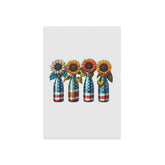 Garden & House Banner, patriotic US National sunflower flag design for outdoor stylish American garden decor The Aurora Touch