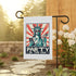 Garden & House Banner, party in the USA Statue of Liberty funny humorous decorative front yard garden flag post stand outside decor The Aurora Touch