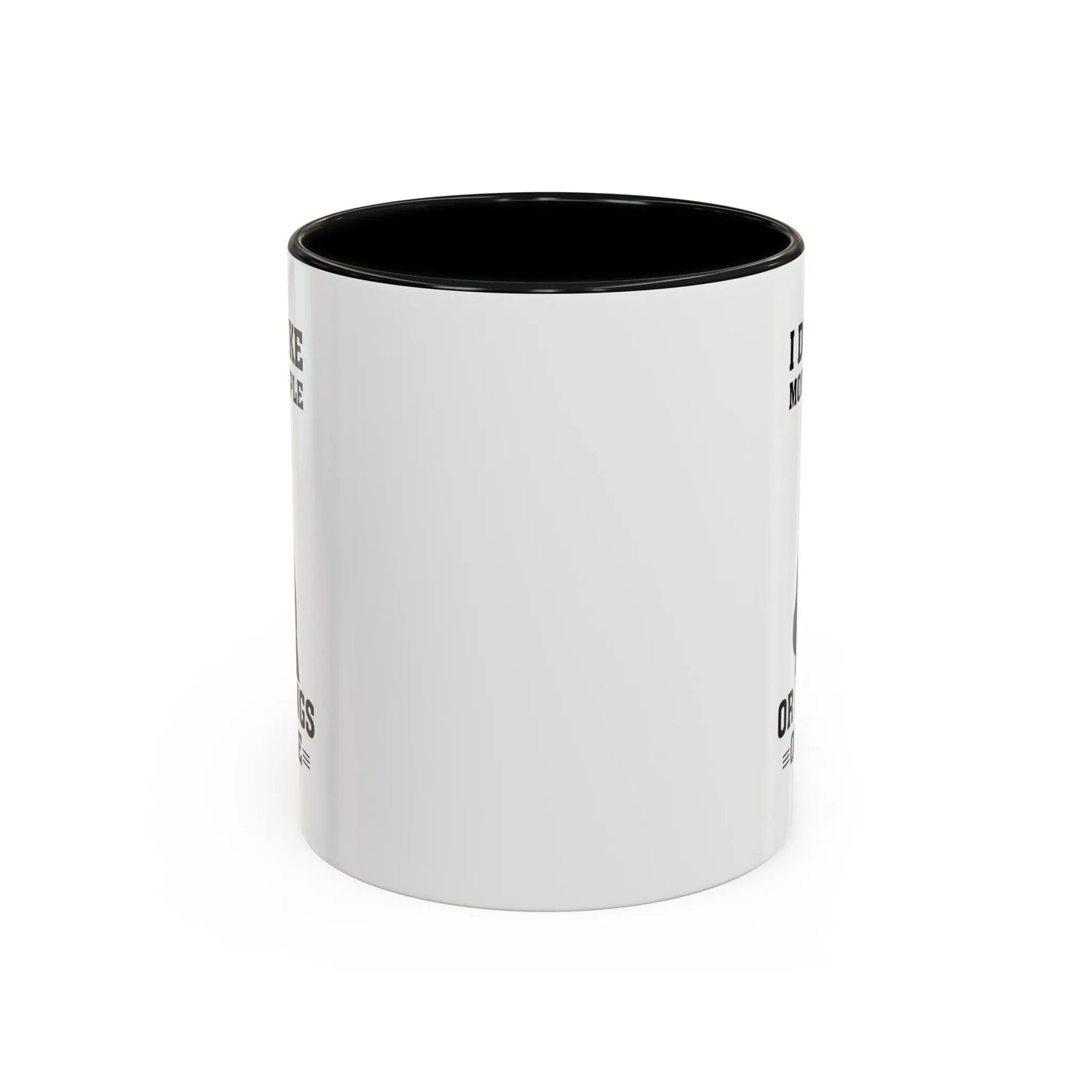 Accent Coffee Mug (11, 15oz), black cat sarcastic humorous saying everyday kitchen coffee tea color accent funny gift mug