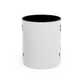 Accent Coffee Mug (11, 15oz), black cat sarcastic humorous saying everyday kitchen coffee tea color accent funny gift mug