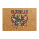 Doormat, American Proud Independence Day welcoming front porch Summer style outside Home Decor The Aurora Touch