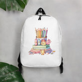 Minimalist Backpack, Casual simple everyday book laptop Ipad school carry bag The Aurora Touch
