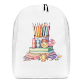 Minimalist Backpack, Casual simple everyday book laptop Ipad school carry bag The Aurora Touch