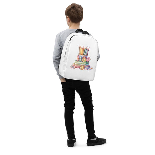 Minimalist Backpack, Casual simple everyday book laptop Ipad school carry bag