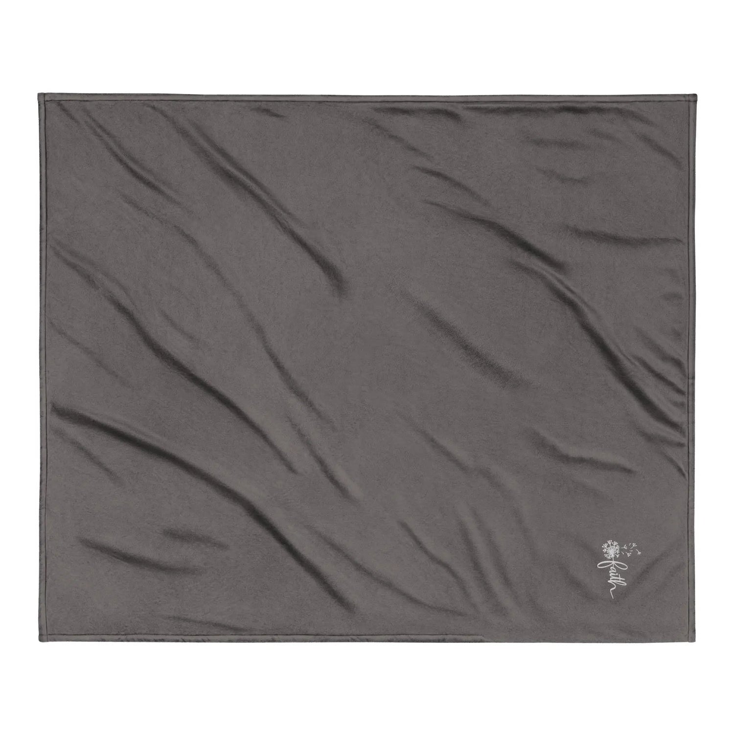 Premium sherpa blanket, faith inspirational soft plush comfy couch bed side casual cozy throw blanket