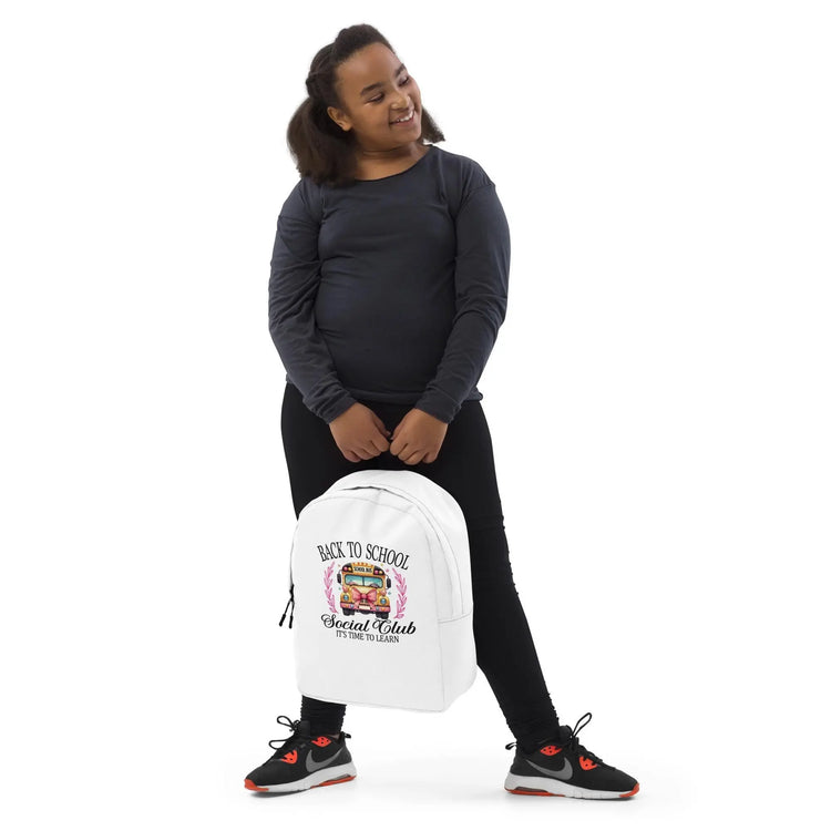 Minimalist Backpack, Back to school classic all purpose elementary middle scholl junior high high school tote carry bag back pack The Aurora Touch