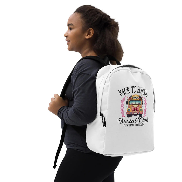 Minimalist Backpack, Back to school classic all purpose elementary middle scholl junior high high school tote carry bag back pack The Aurora Touch
