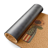 Doormat, USA custom outdoor decorative personalized natural sturdy outdoor floral decor personalized stepping mat The Aurora Touch