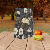 Polyester Lunch Bag, neutral wildflower floral all age work college highschool elementary nurse teacher snack lunch break sack The Aurora Touch