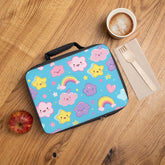 Lunch Bag, Preschool kindergarten elementary adorable rainbow star colorful pastel child school age appropriate everyday snack lunch box The Aurora Touch
