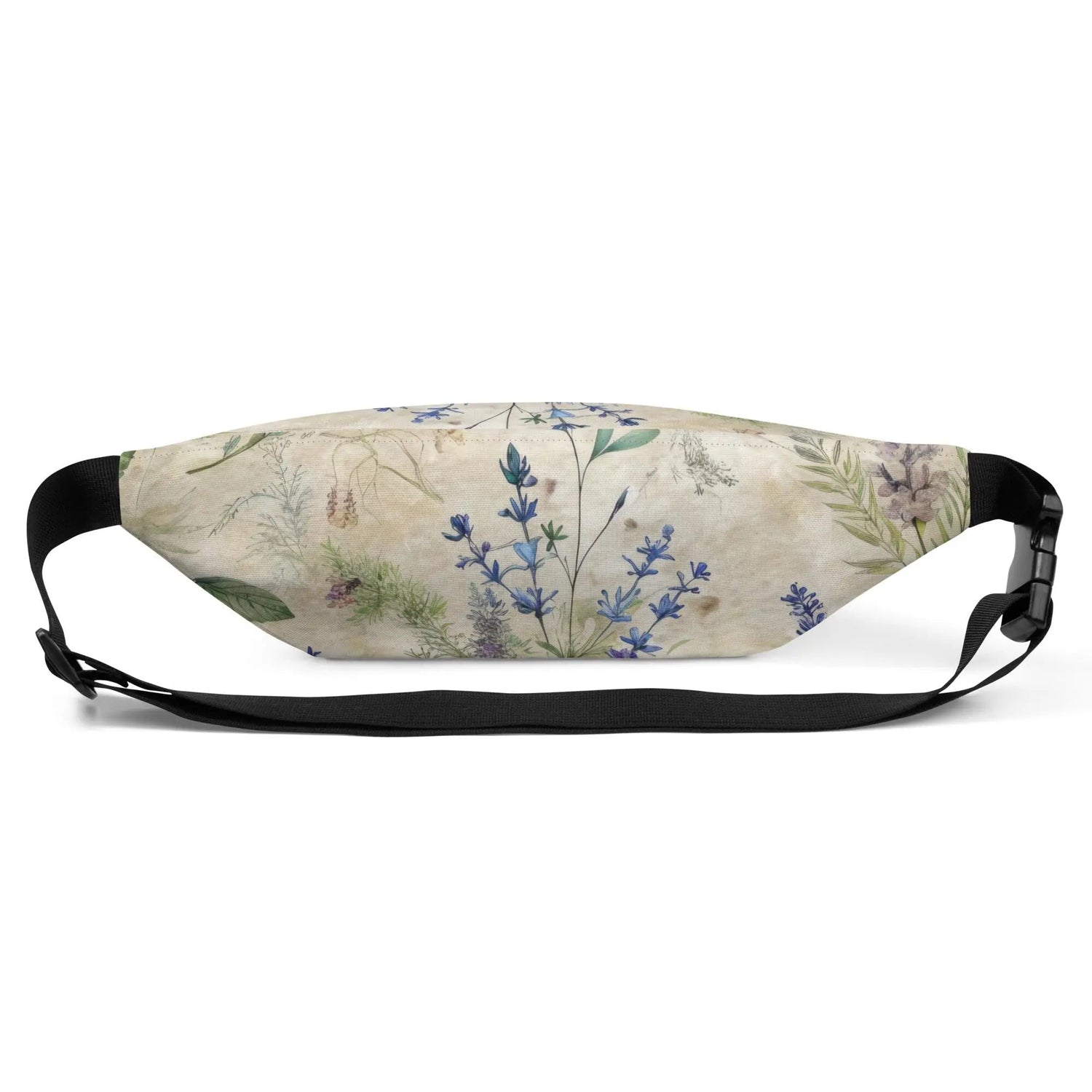 Fanny Pack, Lavendar floral conventional roomy all purpose on the go accesory travel work school fun waistline pouch